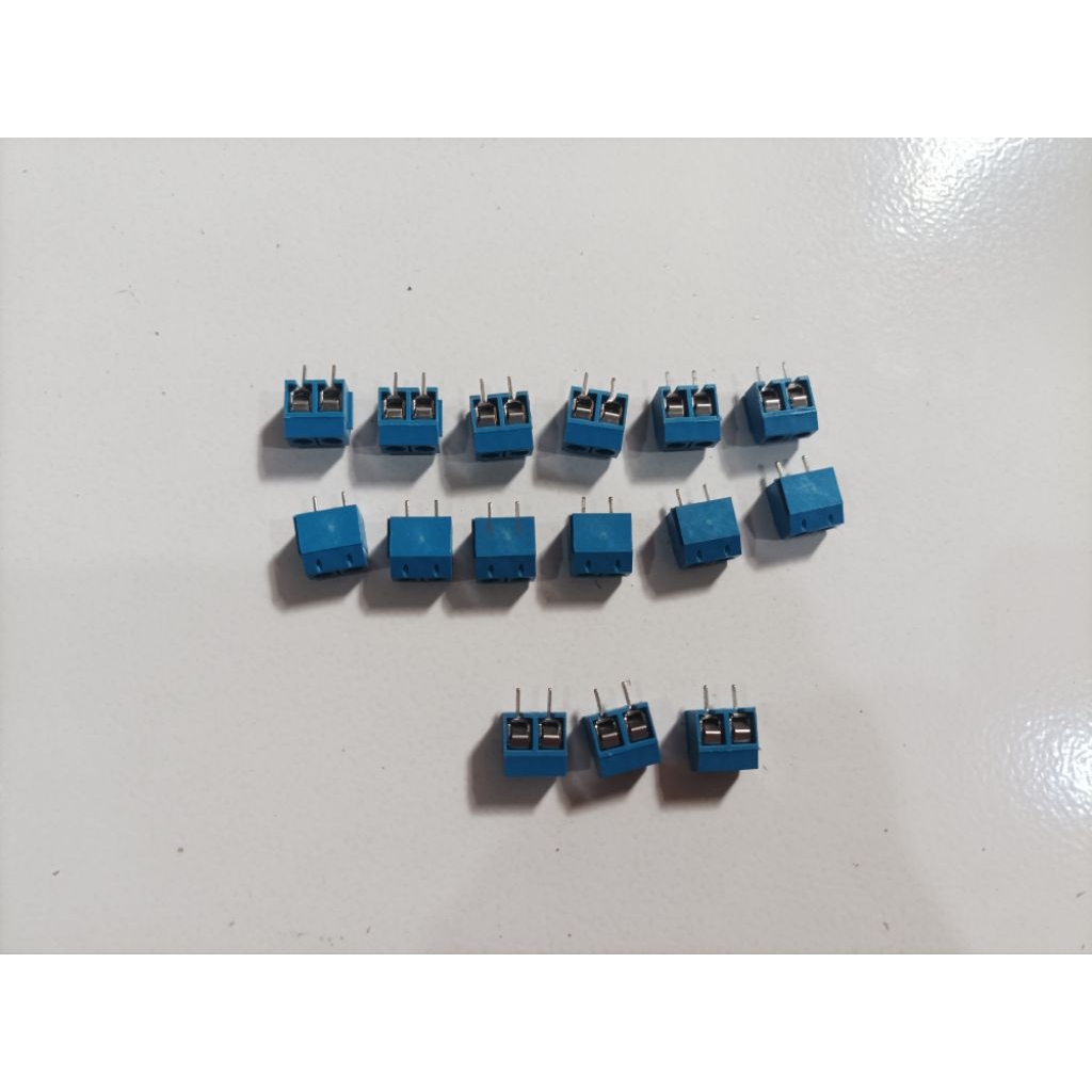15 Pcs Terminal Biru Block 2 Pin
