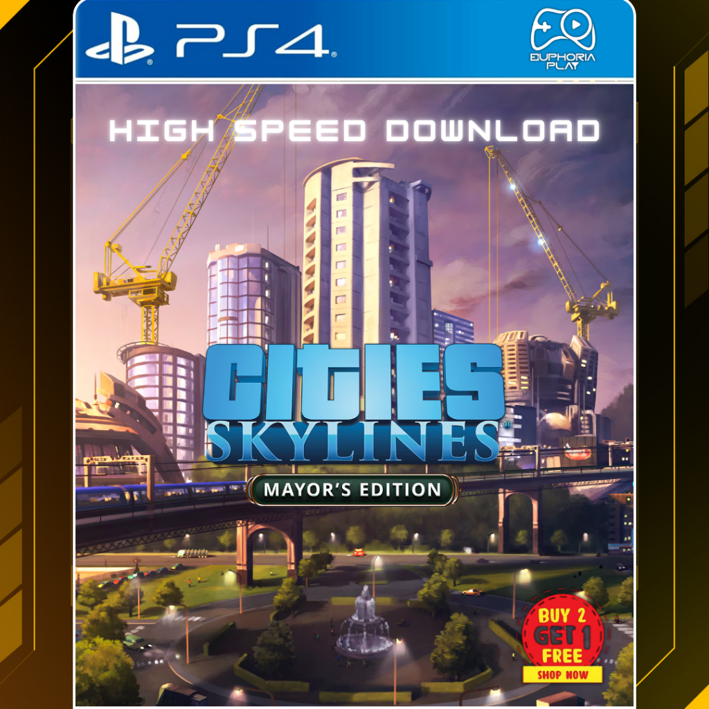 Cities Skylines – Game PS4 HEN Digital (Format PKG) | Full Version