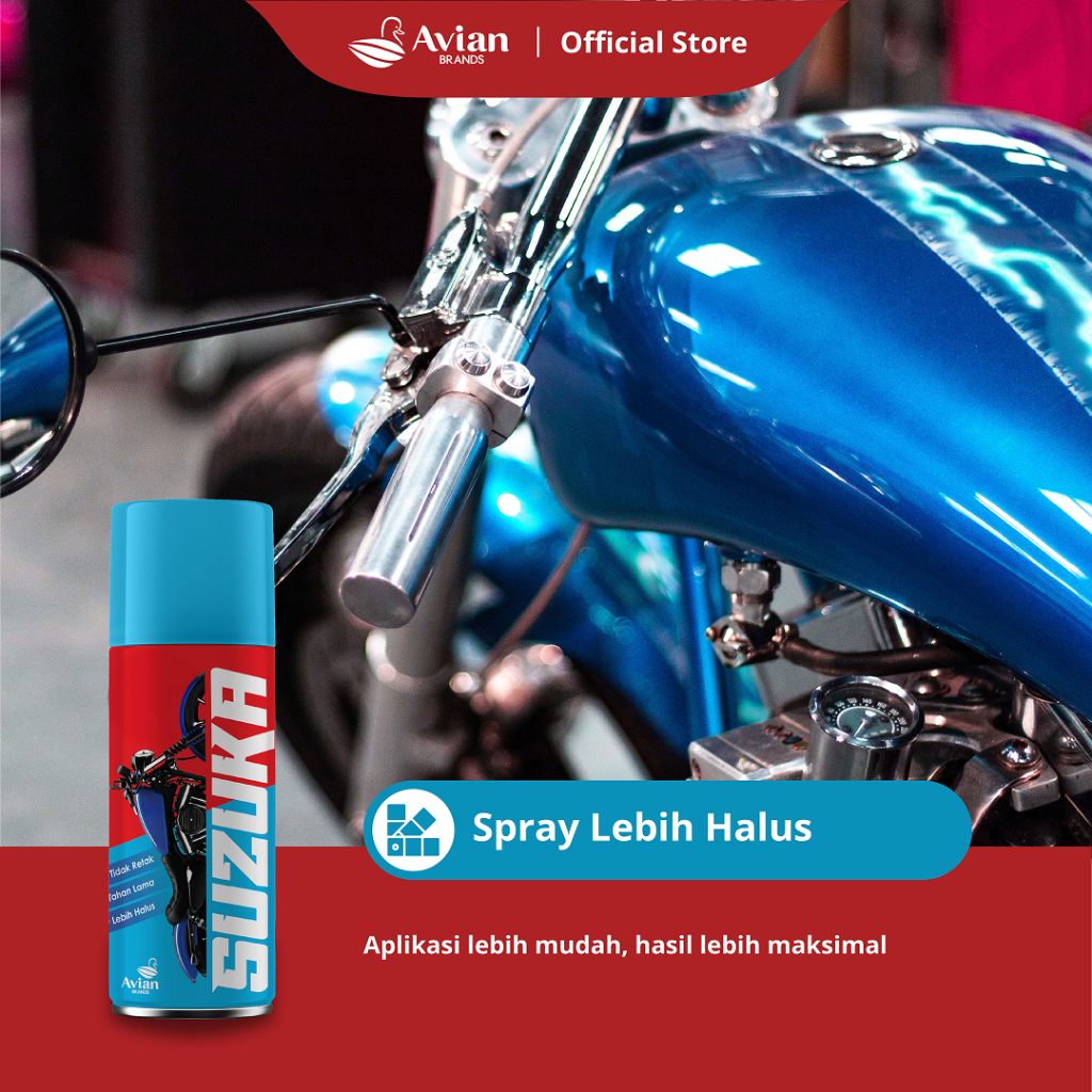 Suzuka Spray Tembaga / Solid / Metallic / Candytone - 300 CC
