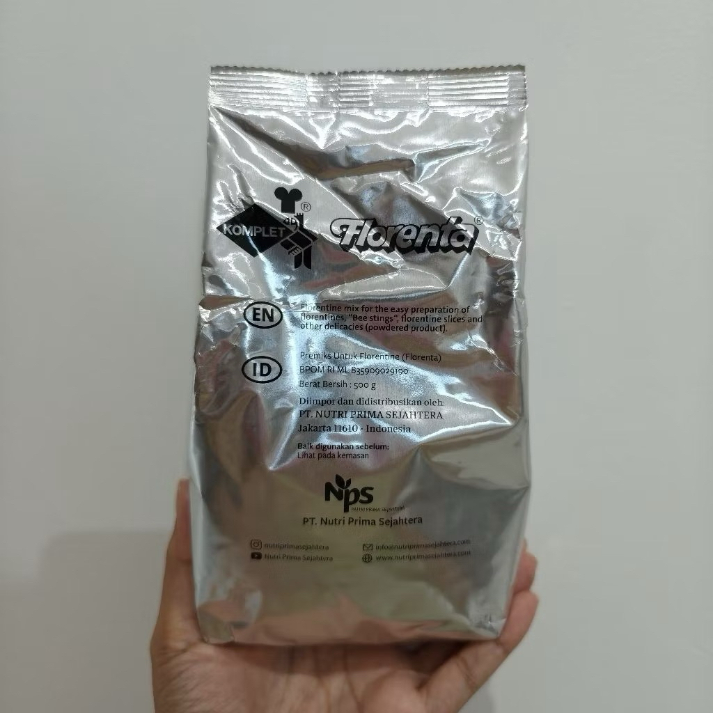 Tepung Florenta Cookies 500gr Florentine Powder Import Germany Premix Cookies Impor Jerman Komplet /
