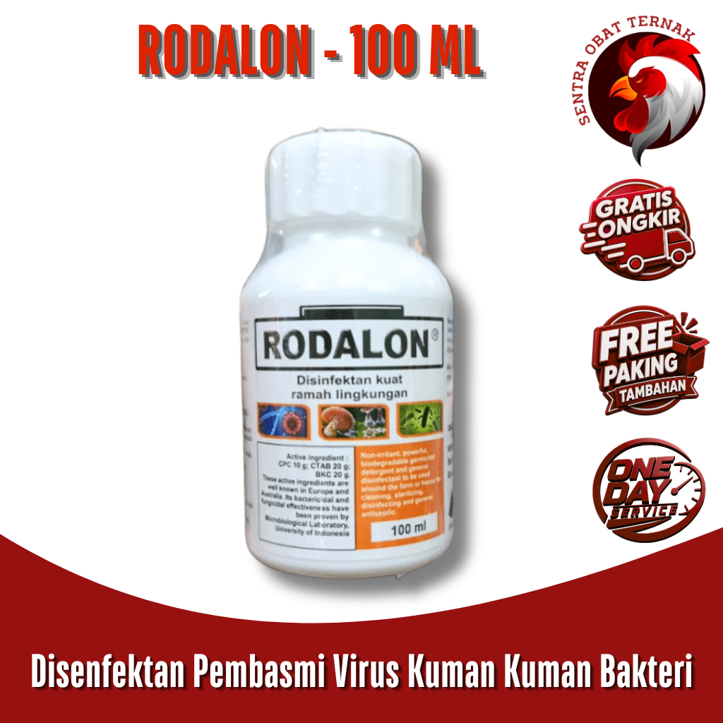 RODALON 100ml - Cetadest BKC 100ml - Disenfektan Pembasmi Virus Kuman Kuman Bakteri