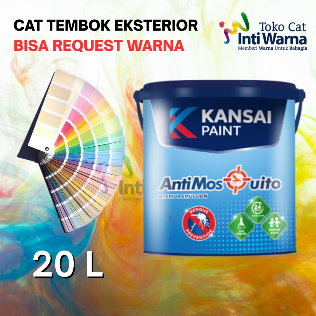 KANSAI ANTI MOSQUITO 20 LT CAT TEMBOK ANTI NYAMUK KANSAI PAINT 20 LT KANSAI