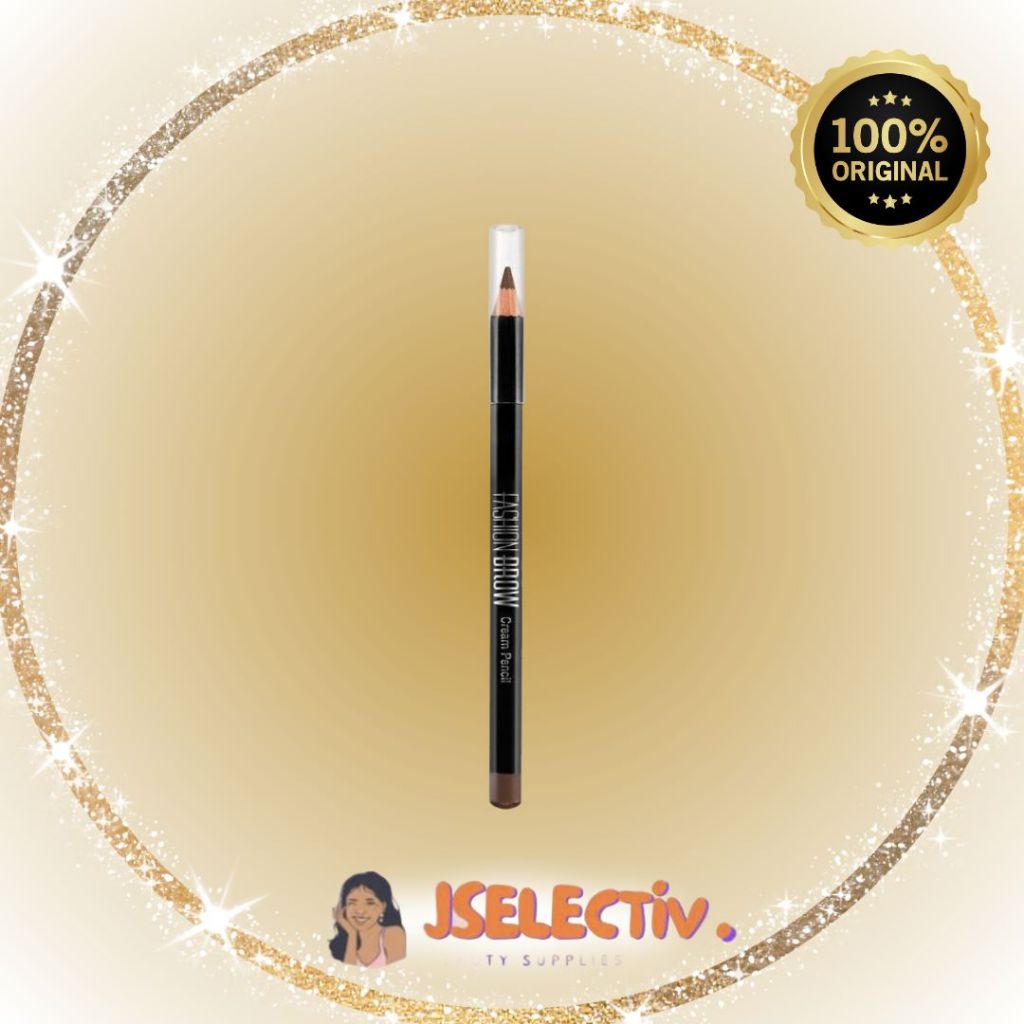 MAYBELLINE FASHION BROW CREAM PENCIL // JSELECTIV X JHON KOSMETIK // Pensil Alis Maybelline - ORI️ B