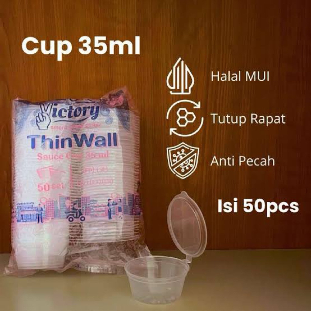 Cup saos, Saus Cup, Wadah Saus.