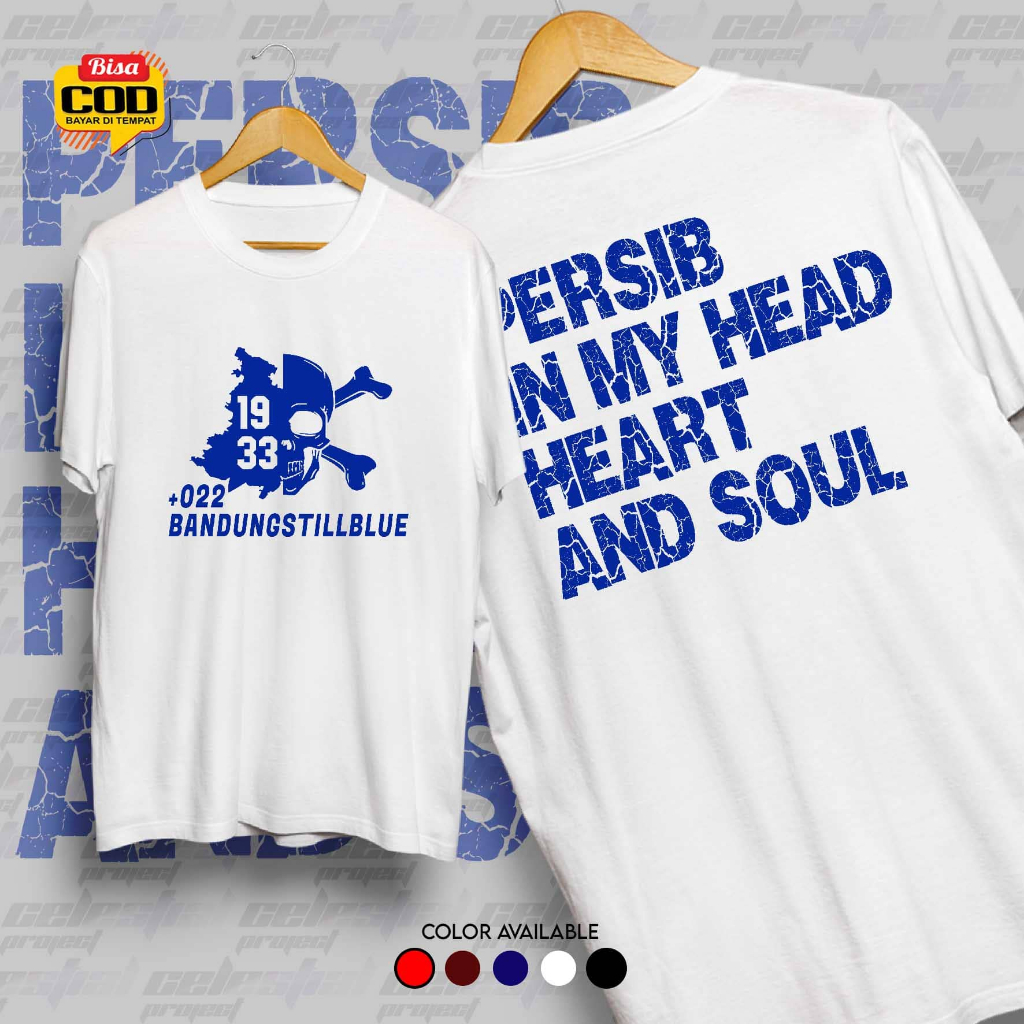 BANDUNG FOOTBALL - T-shirt Persib In My Head  Football