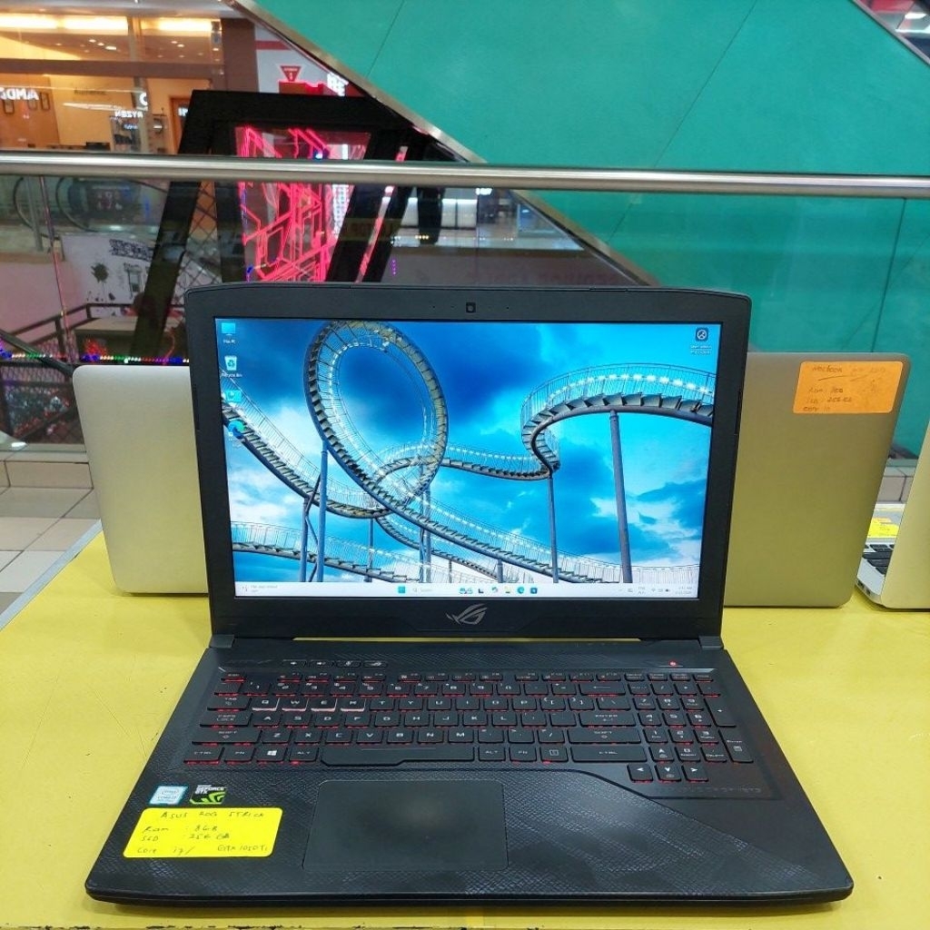 Laptop Asus Rog Strix 15 GL503G core i7-8750H Nvidia Geforce GTX 1050 Ti Ram 8GB ssd 256GB 1322