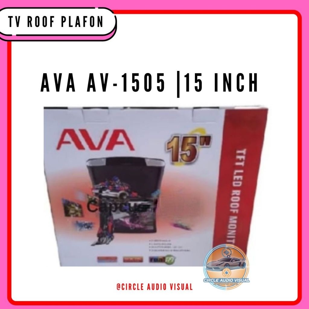 TV ROOF PLAFON MONITOR AVA 15 INCH