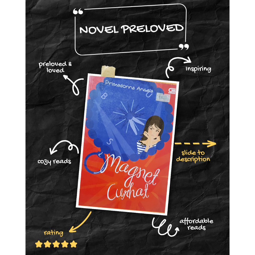 [NOVEL PRELOVED] Magnet Curhat (Primadonna Angela)
