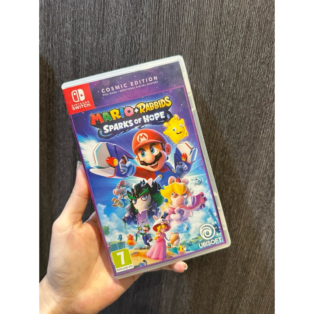 second mario rabbids sparks of hope game nintendo switch mainan console original preloved