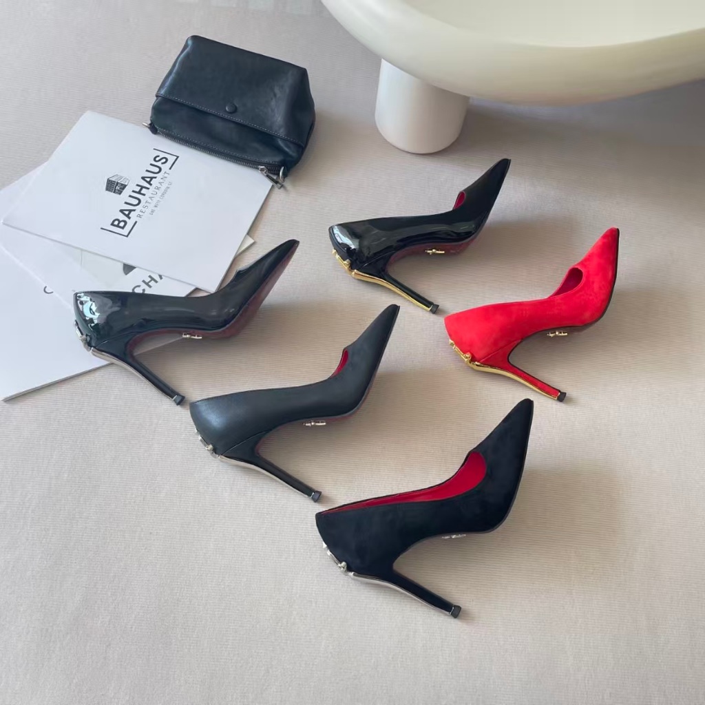 CESARE PACIOTTI 2026 Early Spring New Dagger Red Sole High Heels, Heel Height 8.0cm / 10.0cm Size: 3
