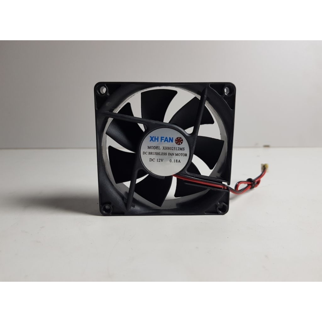Fan kipas XH FAN DC 12V-0,18A 8x8cm 2pin