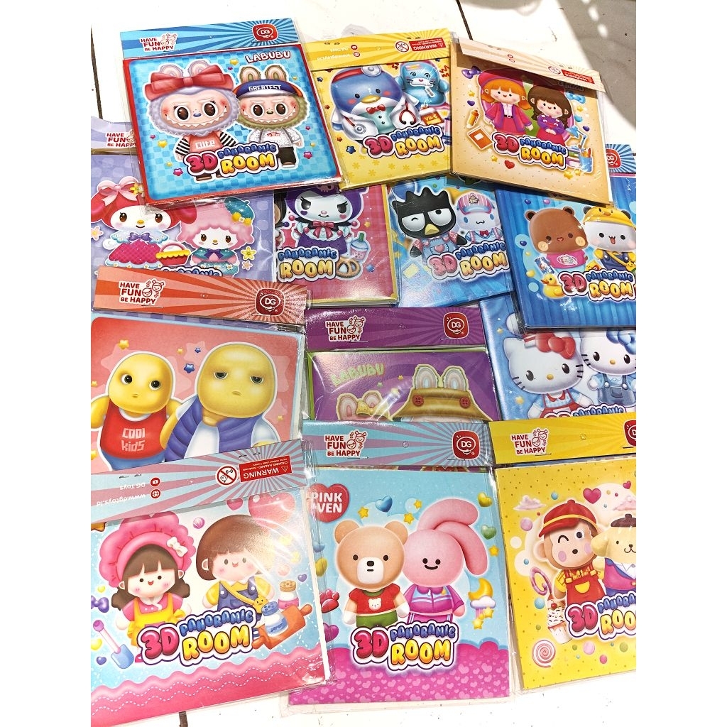 stiker 3D panoramic / stiker DG / stiker room / stiker viral