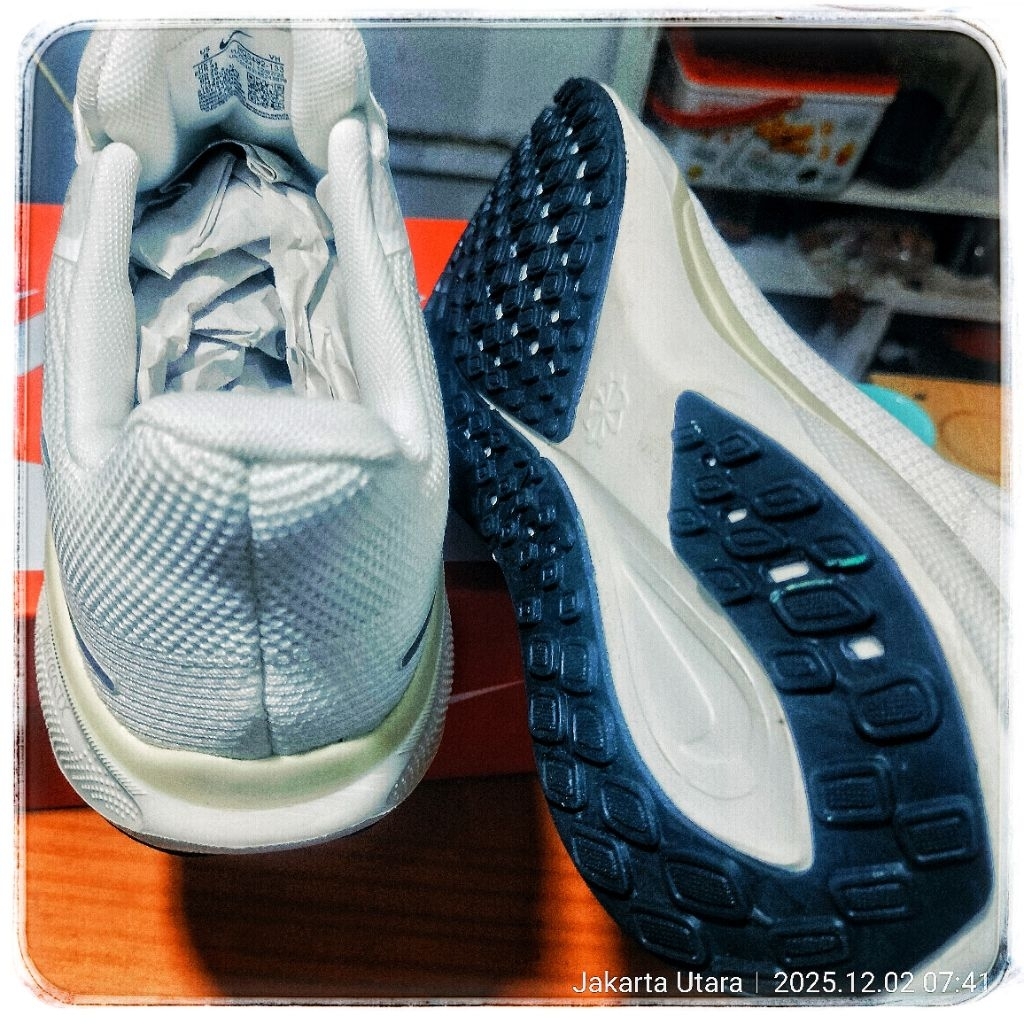 Nk Air Zoom Pegasus | White Silver | New near PK | Size 41