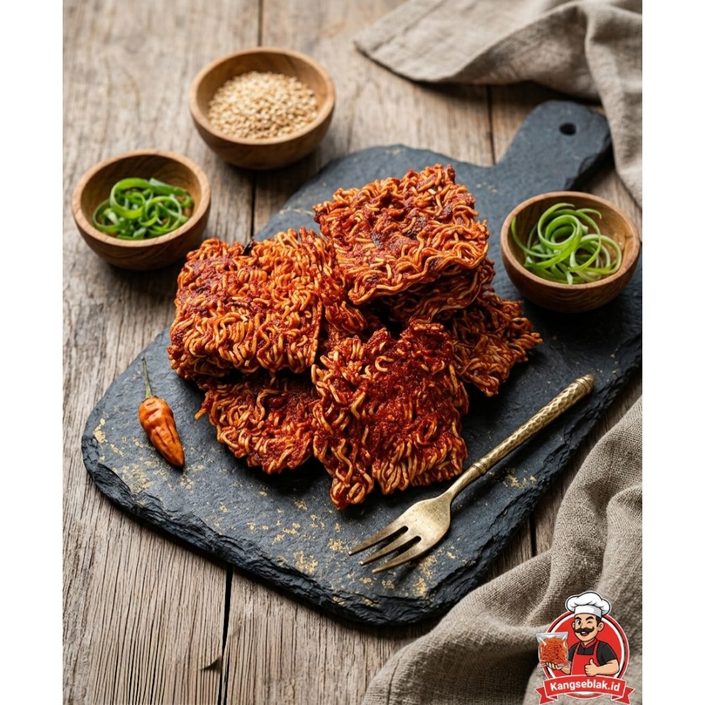 MIERING MIE KERING/MIE KREMES BUMBU MELIMPAH PEDAS DAUN JERUK ISI 1kilo