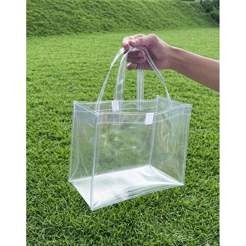 Tas Mika transparan/ tas buket uk 25*25*27