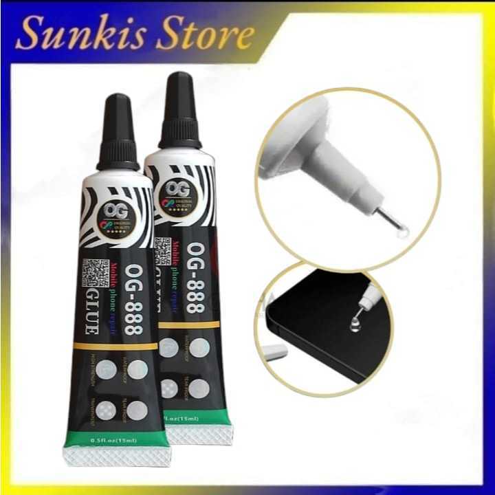 Lem LCD Serba Guna OG Super Perekat Layar Handphone Lem LCD Hitam & Bening