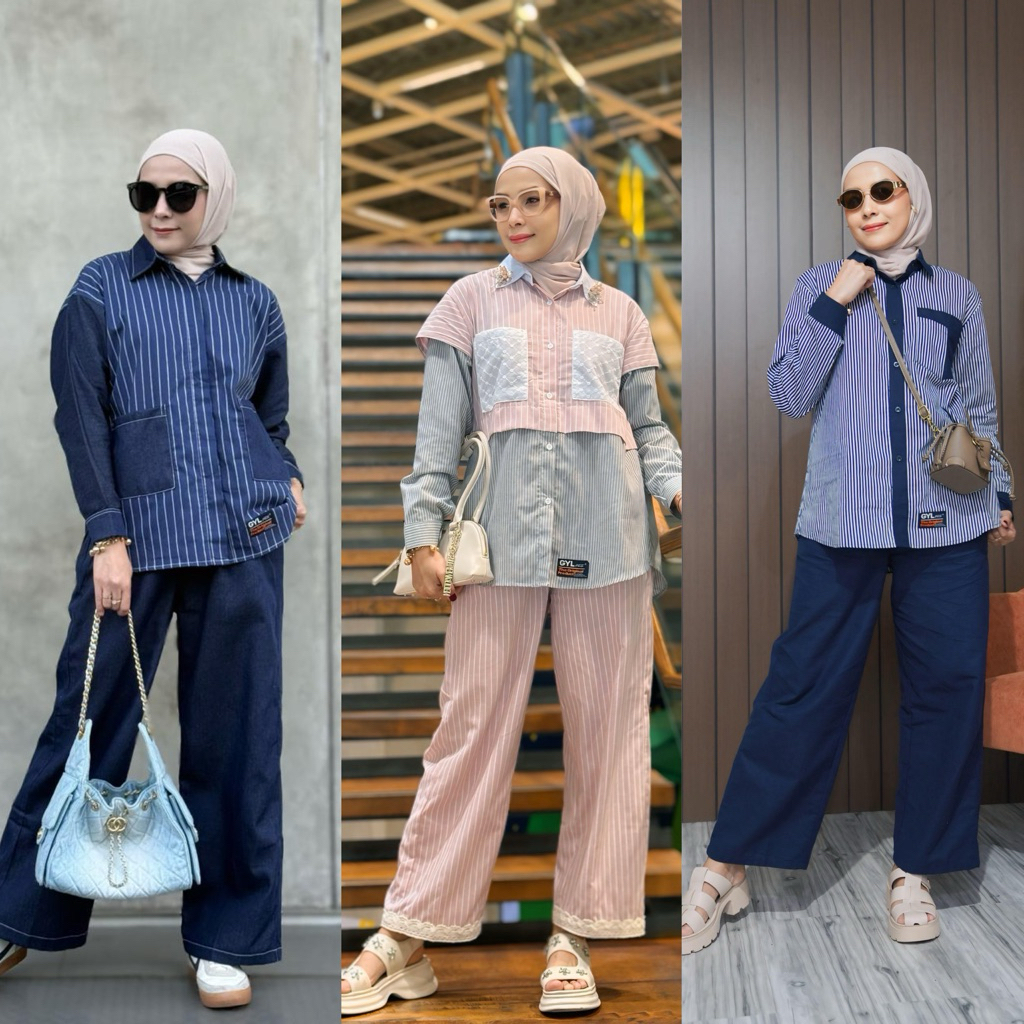 set kemeja gyl authentic