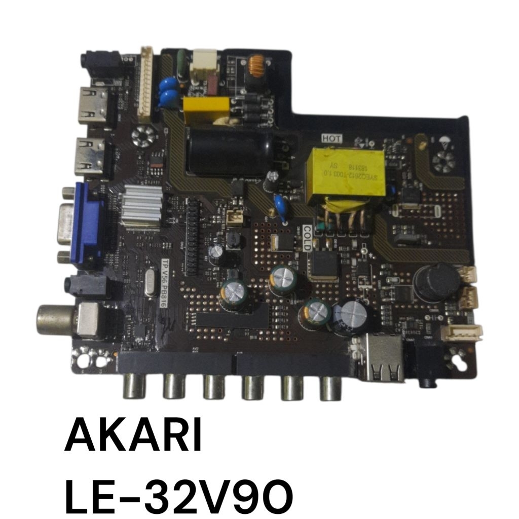MB TV LED AKARI LE-32V90 MAINBOARD MESIN TV LED AKARI