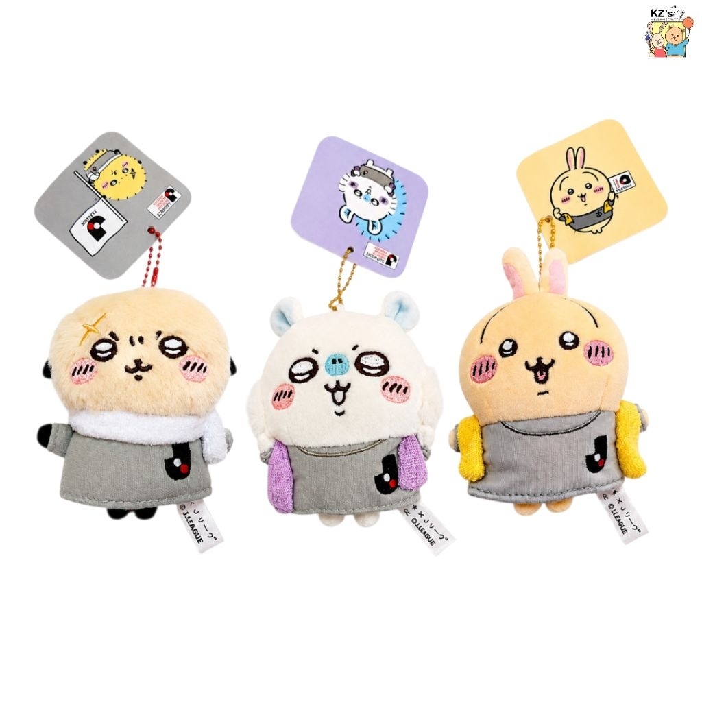 Chiikawa J.LEAGUE Plush Keychain Official