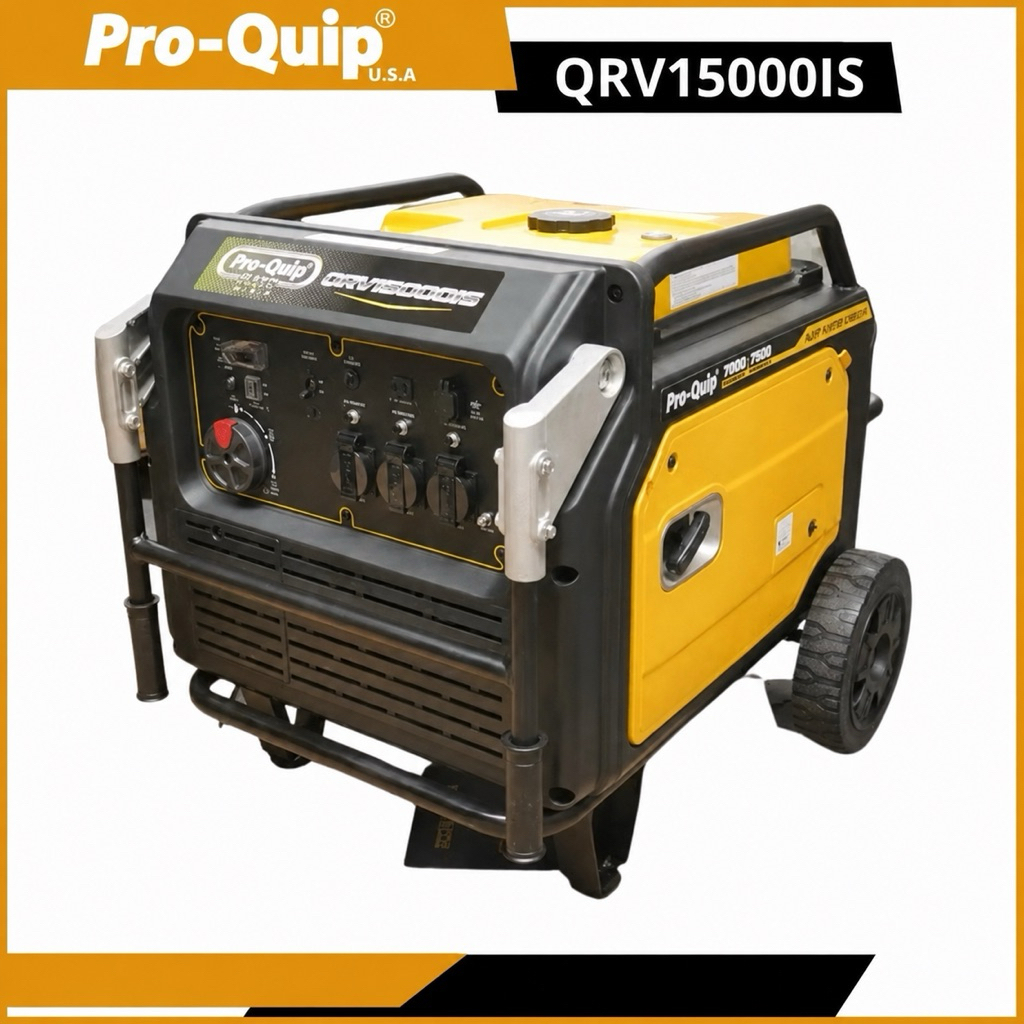 Mesin Genset PROQUIP QRV15000IS Generator Set 7500 WATT QRV 15000 IS