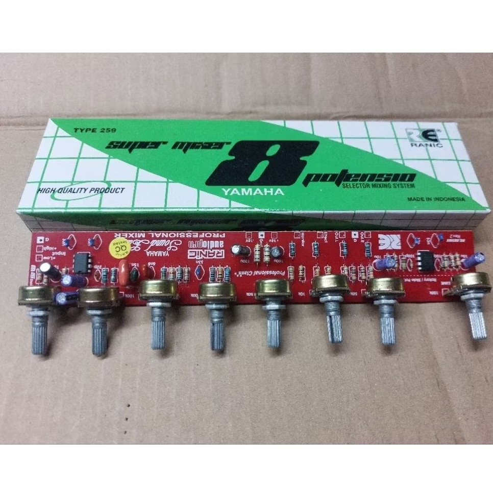 Kit penguat mic mixer yamaha pre amp mic ( 259 )