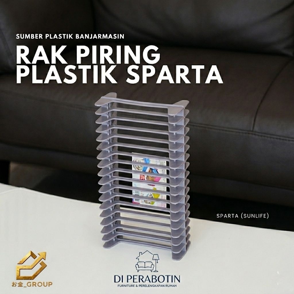 Rak/tirisan piring Sparta
