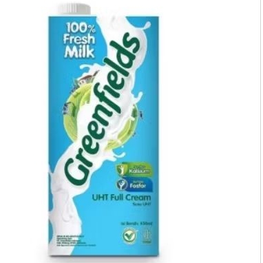 Susu UHT Full Cream Greenfields 1 liter
