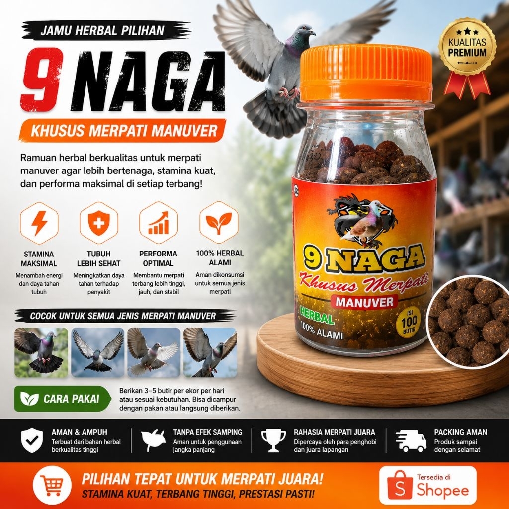 Jamu Merpati 9 Naga Sembilan Naga