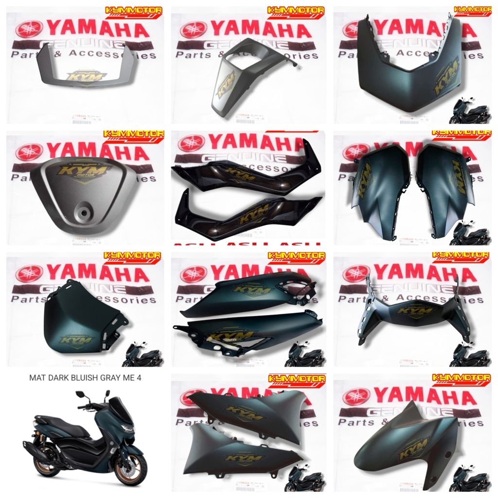 Body-body halus satuan NMAX CONNECTED 155 hijau ORIGINAL YAMAHA