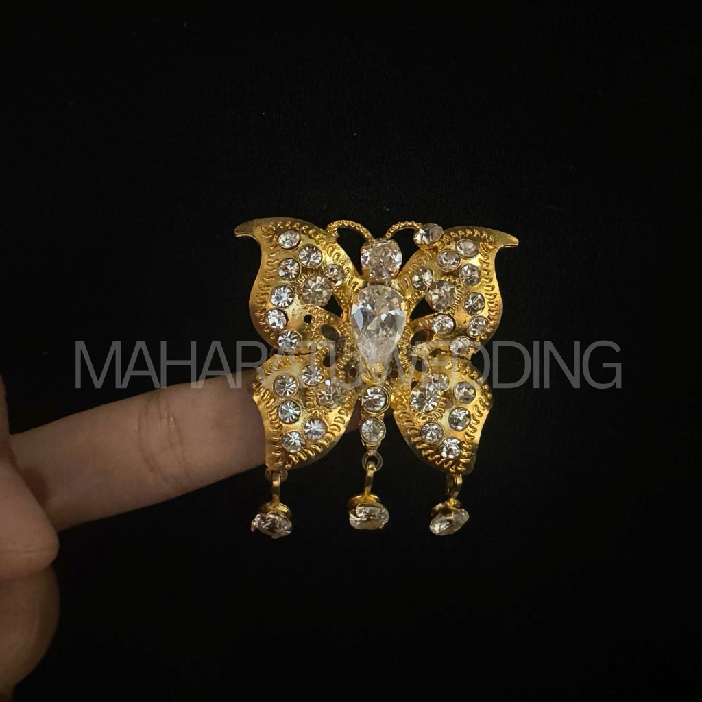 Bros Blangkon Batu Diamond / Bros blangkon murah / Bros Blangkon Batu Diamond Mewah American Diamond
