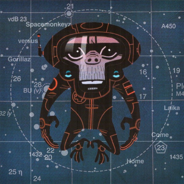 CD Audio Spacemonkeyz versus Gorillaz – Laika Come Home (2002)