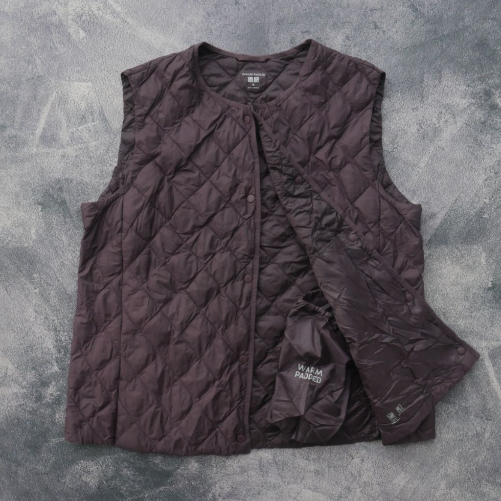 Uniqlo Pufftech Quilted Vest Rompi Warm Padded Hiking Tracking Outdoor