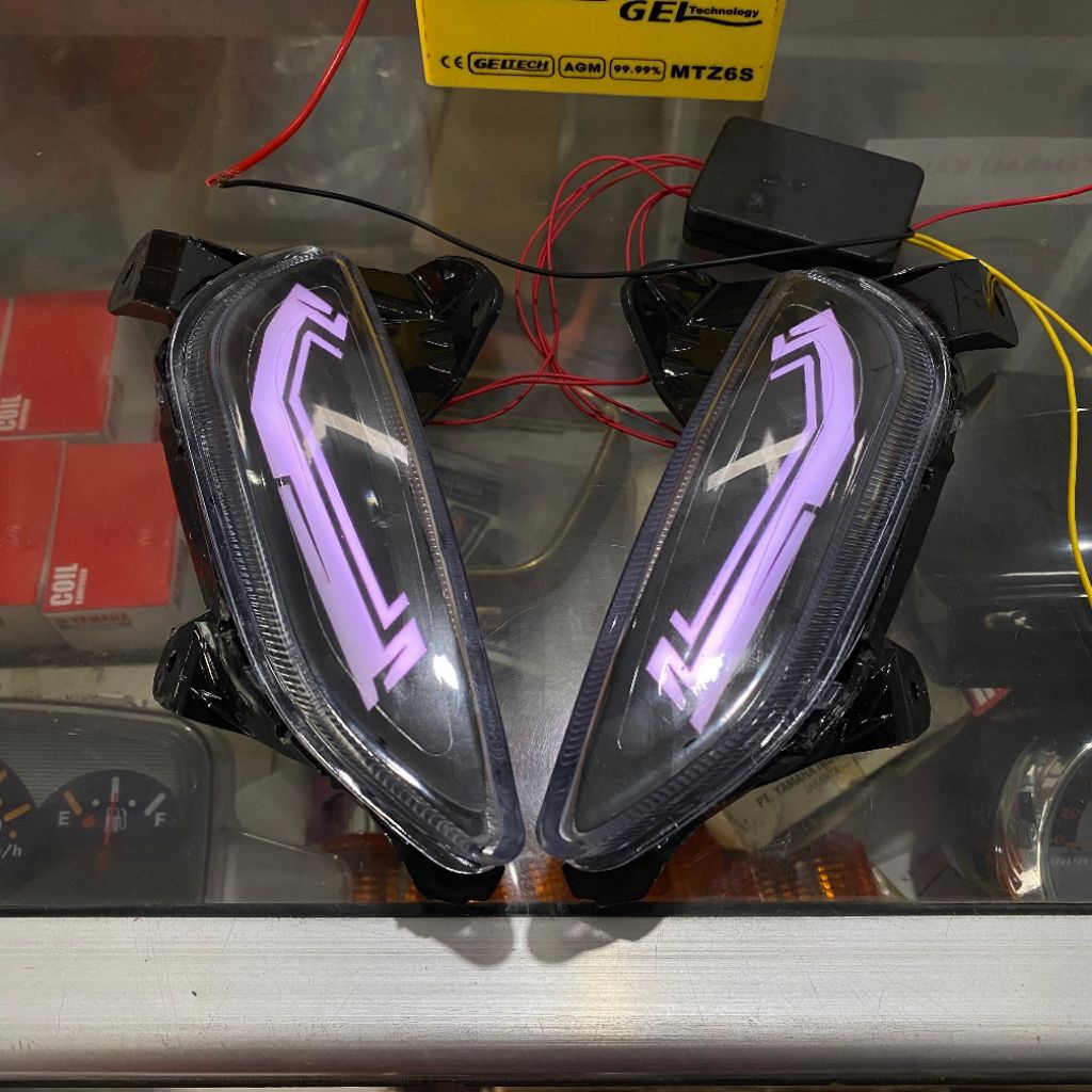 LAMPU SEN LAZY SCOOPY KARBU SCOOPY FI RGB 210 MODE TAHUN 2010 S/D 2013 FULLSET