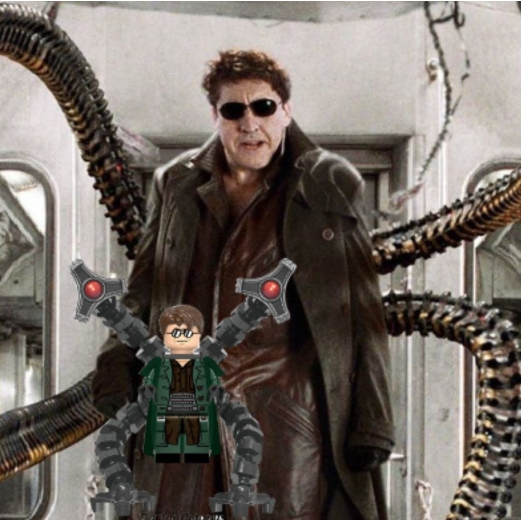 figur doctor octopus figur doc ock figur dr octopus figur alfred molina figure spiderman supervillai