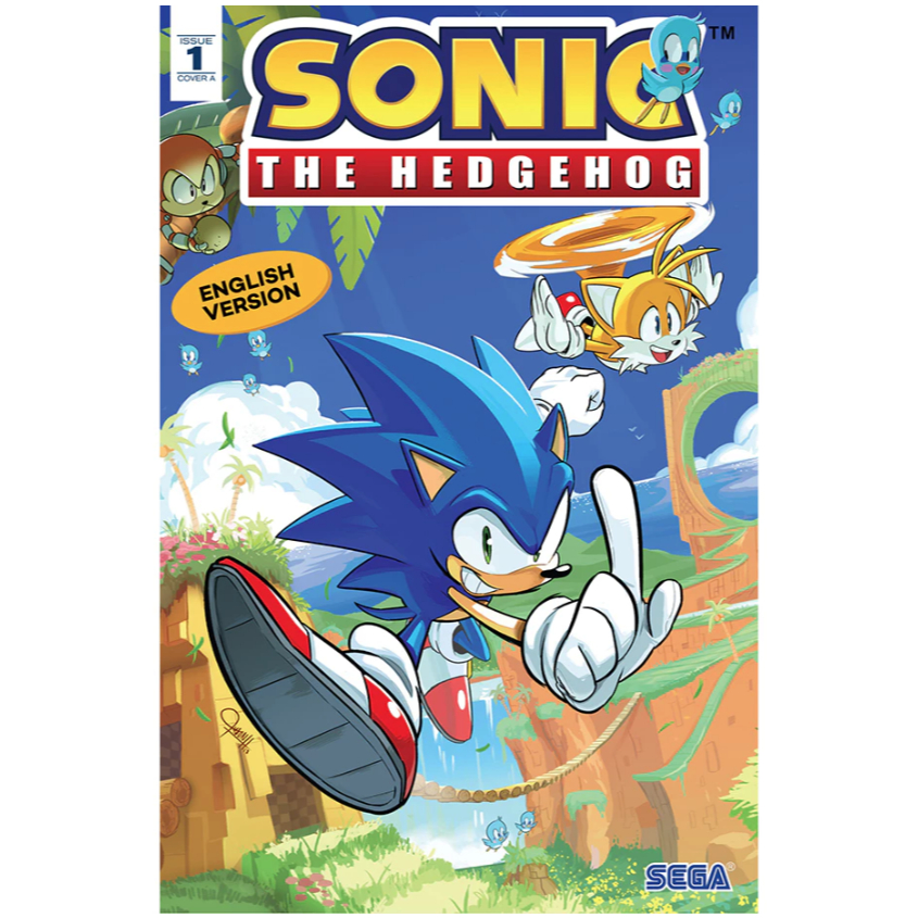 Komik Sonic the hedgehog - issue 1 - buku comic aksi petualangan si landak biru English Version