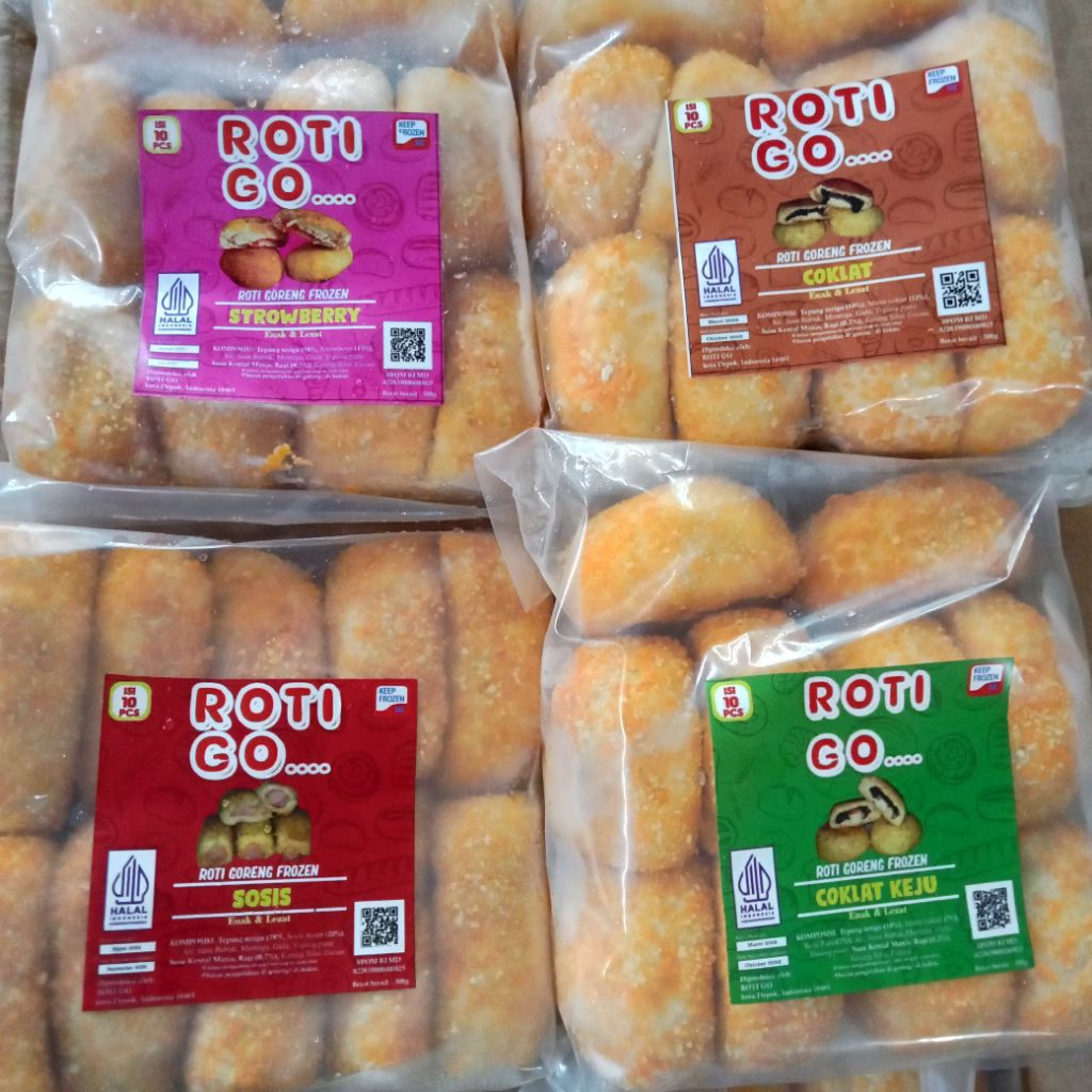 Roti GO ( Roti Goreng isi 10 )