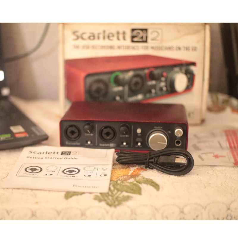 FOCUSRITE SCARLET 2i2 ORIGINAL (Code Register Include )