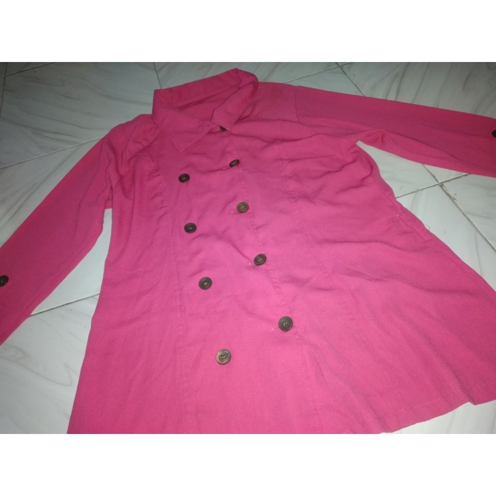 Baju Tunik Wanita Fuschia