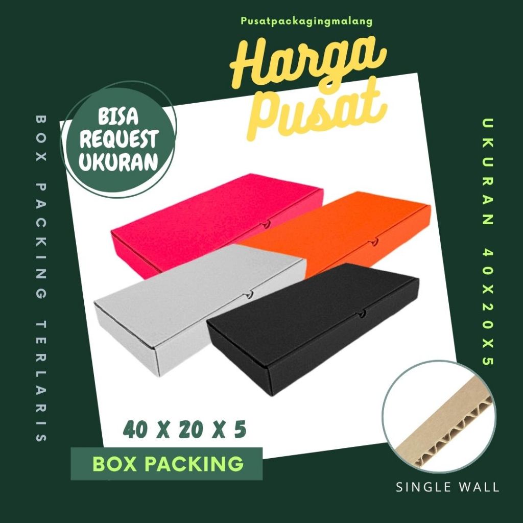 Kardus Pizza 40x20x5 LD Kardus Hampers Box Keyboard Dus Karton Kotak Kemasan Kue Baju Tas