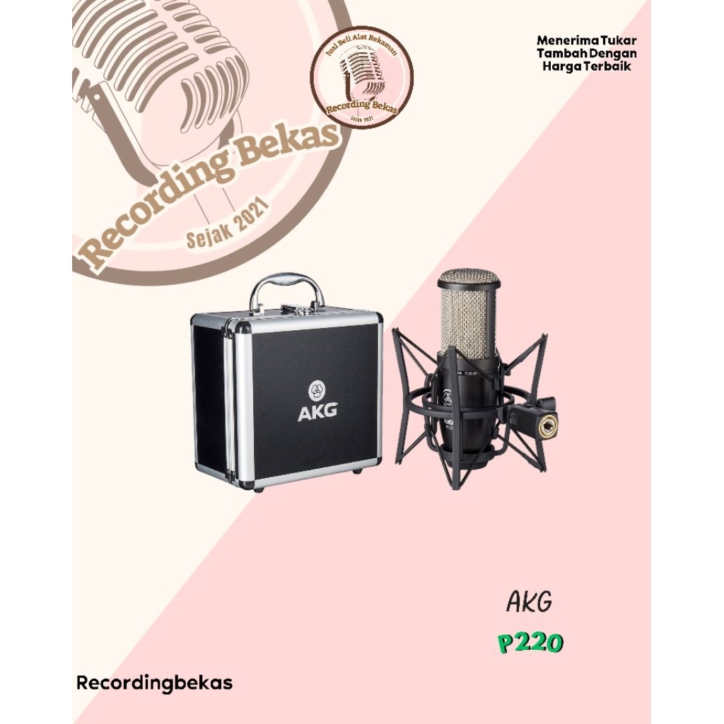 Mic Condenser AKG P220