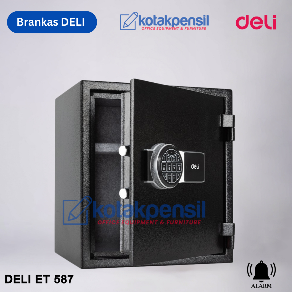 Brankas DELI ET 587 | Brankas Digital | Brankas Uang dan Dokumen | Berangkas Brangkas Dokumen A4