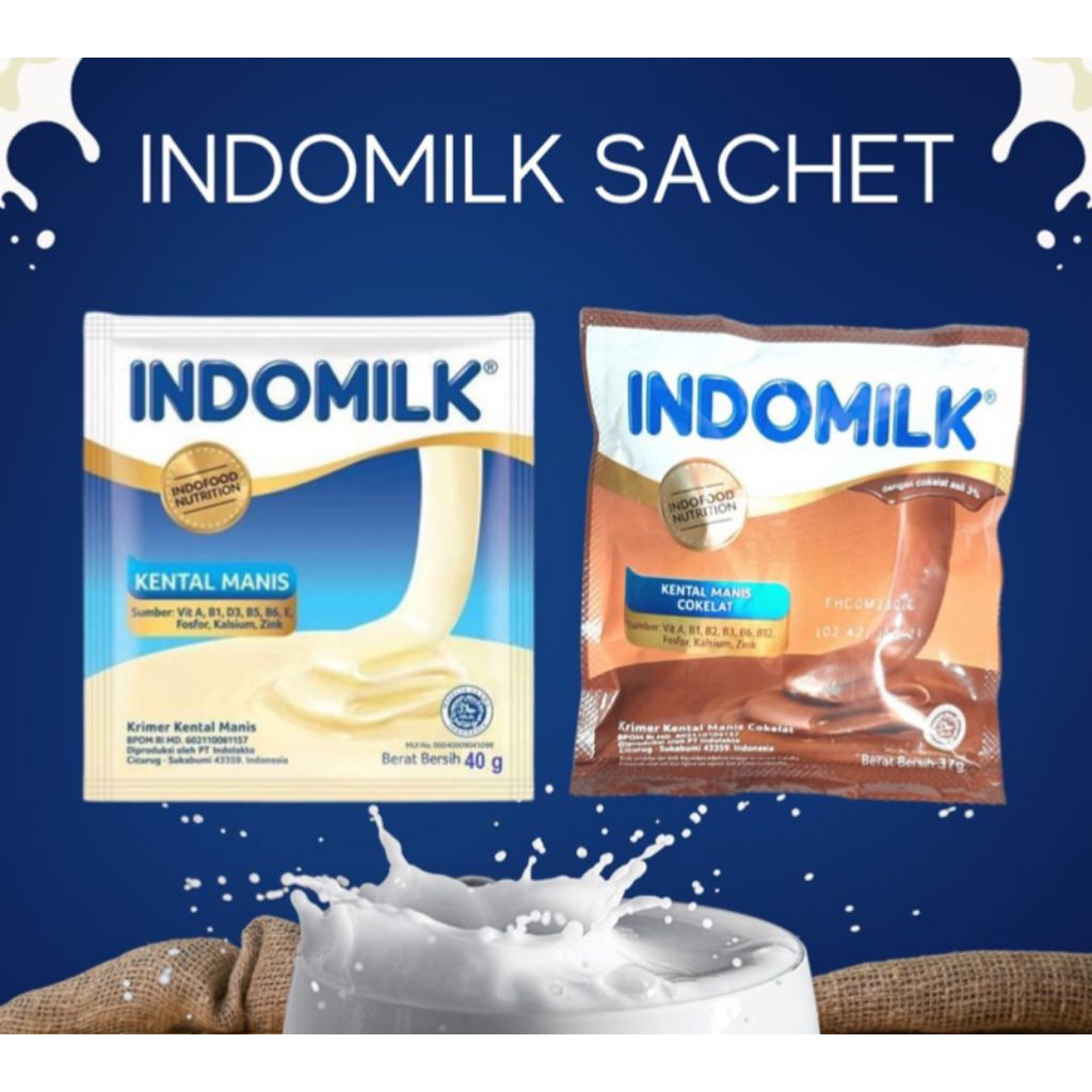 Indomilk Sachet 37gr isi6.