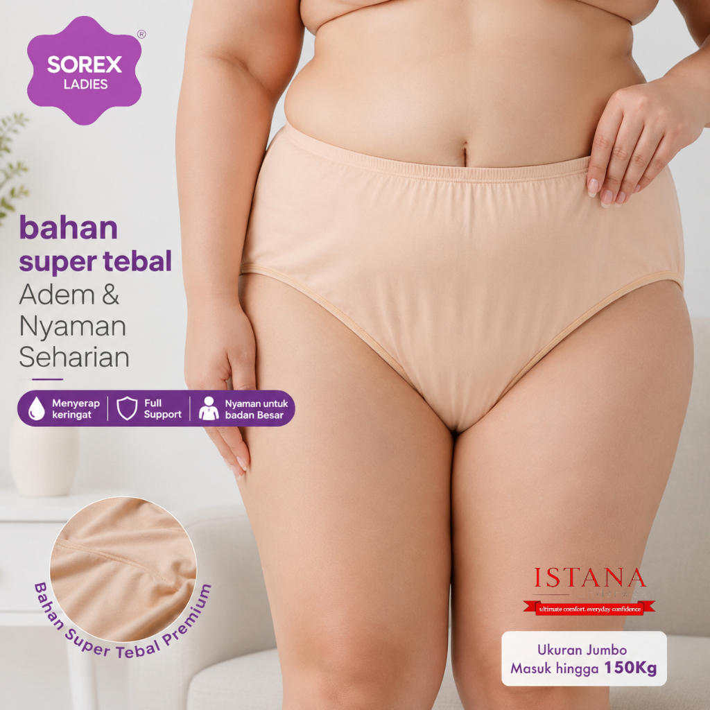 CD Celana dalam Maxy Jumbo Sorex / cd sorex tinggi diatas pusar