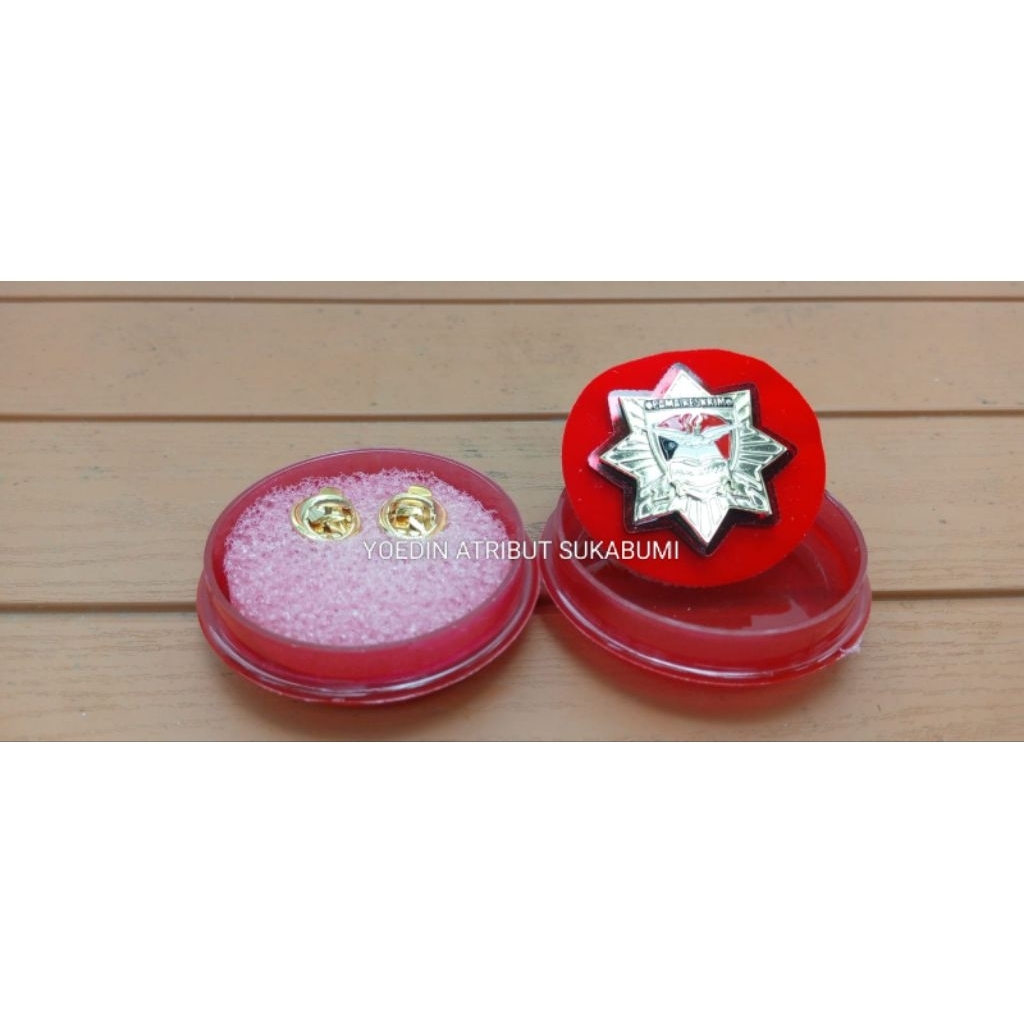 Bros Pin Dikjur Pama Reskrim / Brevet Reskrim / Wings Reskrim / Brevet Premium / Brevet Sepuh Emas