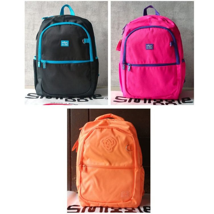 (ORIGINAL) Neon Splice Classic Backpack / tas ransel SD pink black fushia