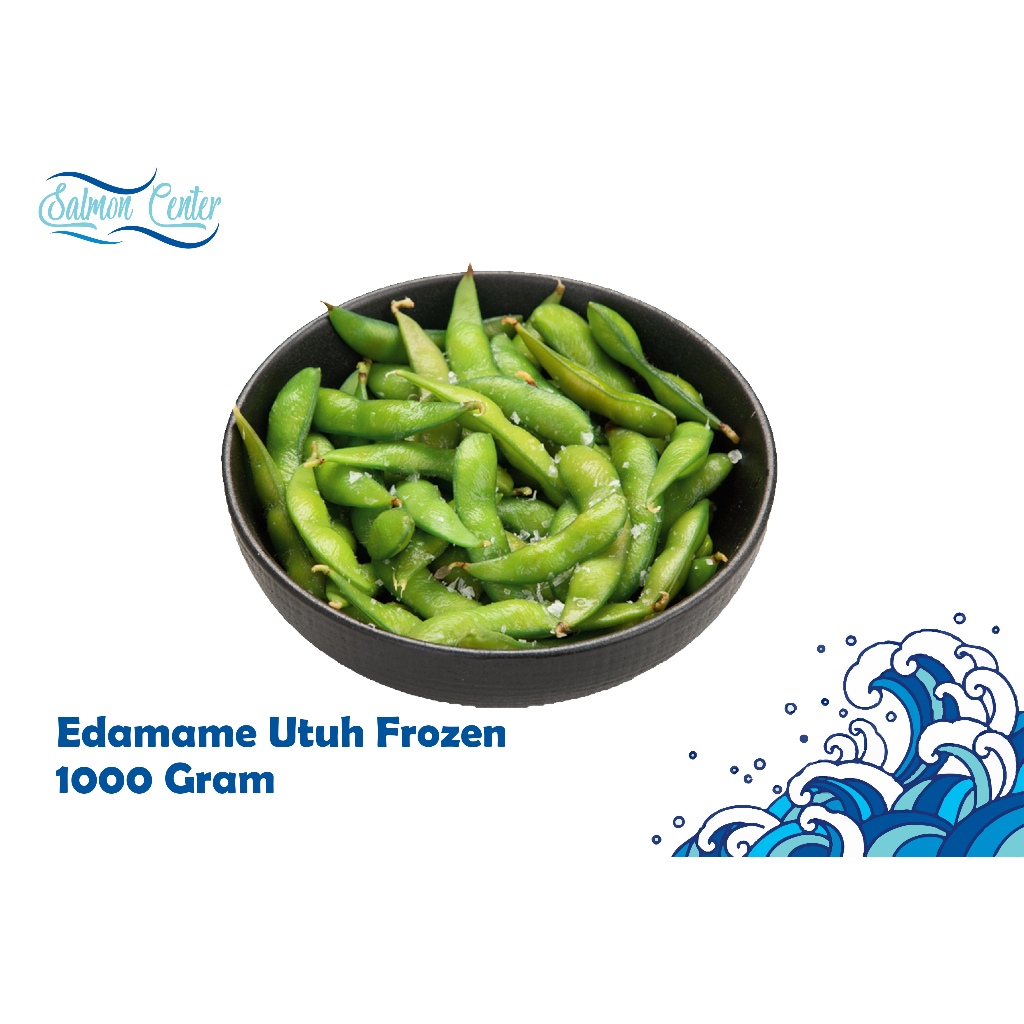 Edamame Utuh Frozen 1kg - Kacang Kedelai Mentah - Tinggi Protein