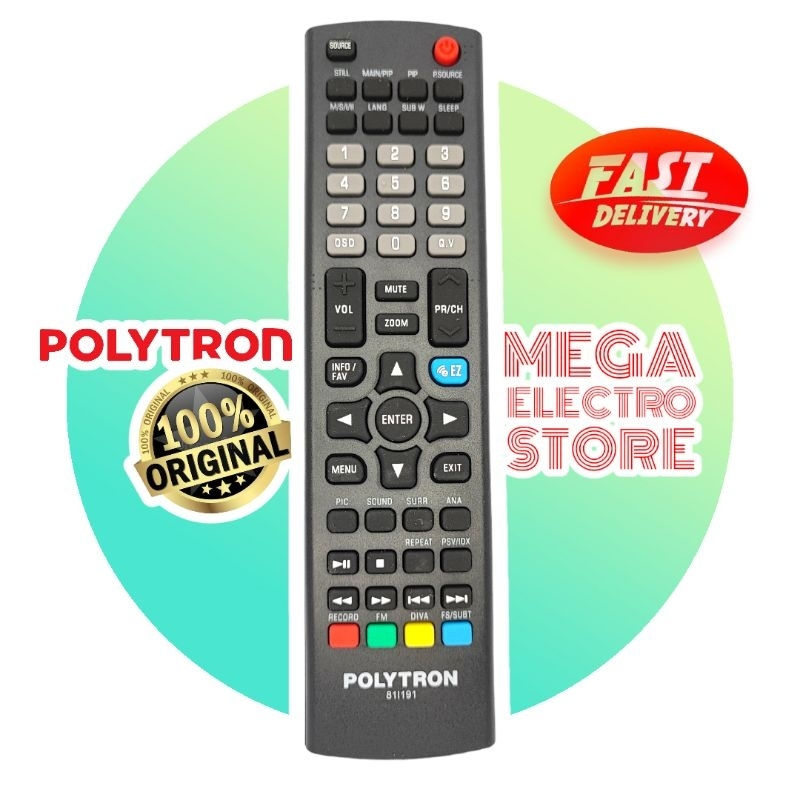 REMOTE TV POLYTRON LED TV ORIGINAL