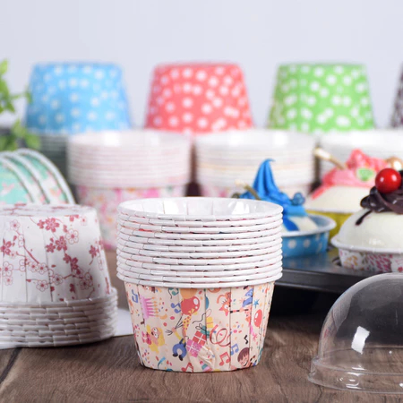 ALAS CUP CAKE (ISI 10) SIZE M - Kertas Muffin Paper Cupcake Kue Bolu Roti Wadah Tempat Murah Medan