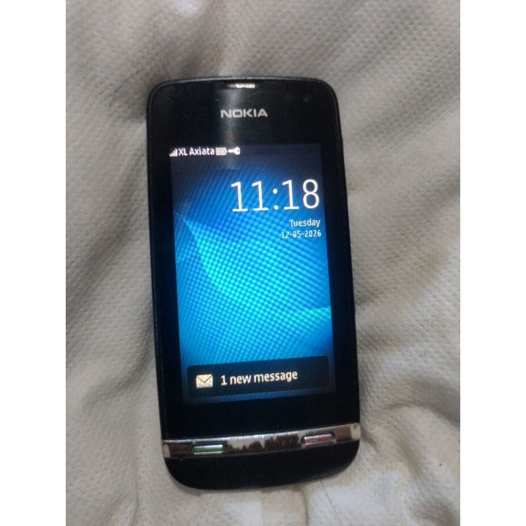 Hp Nokia Asha 311, hp layar sentuh, hp jadul lawas normal no minus