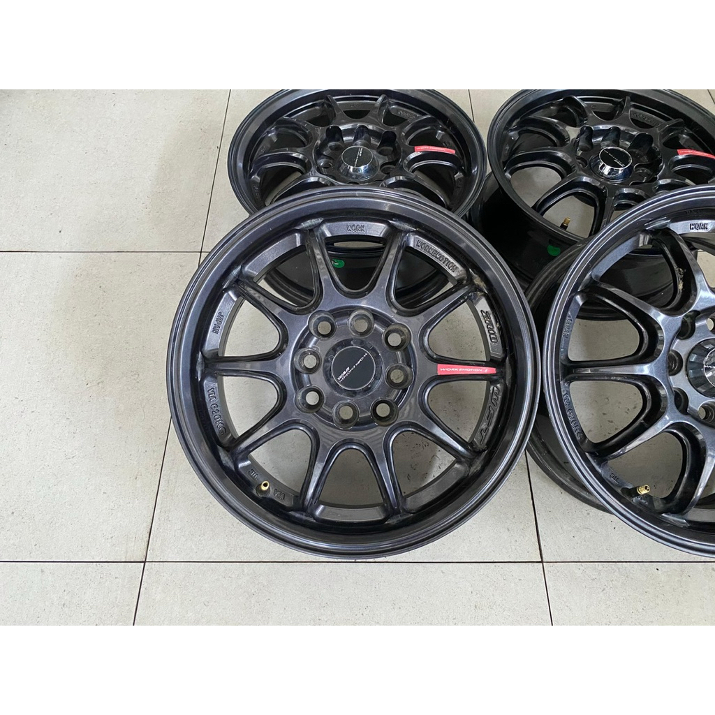 Work Emotion ZR10 by JF Luxury 14 x 5.5 j et 35 Pcd 4x100/114  Grey